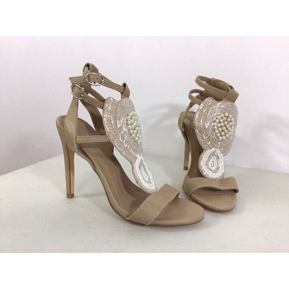 Venus Pearl Heels Sandals Womens 7 - Picture 4 of 8